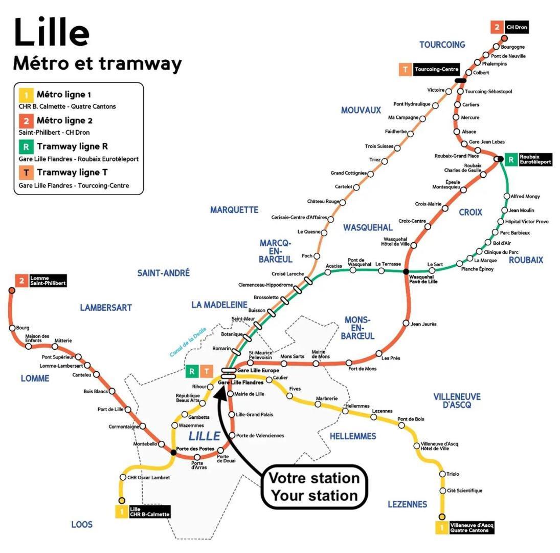 Lille Centre: 2Bed 2Bath Apartment! Dış mekan fotoğraf